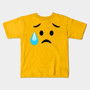 HappyFace muito triste Kids T-Shirt